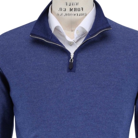 Peter Millar Collection Wool Silk Cashmere Sweater - Picture 4 of 4